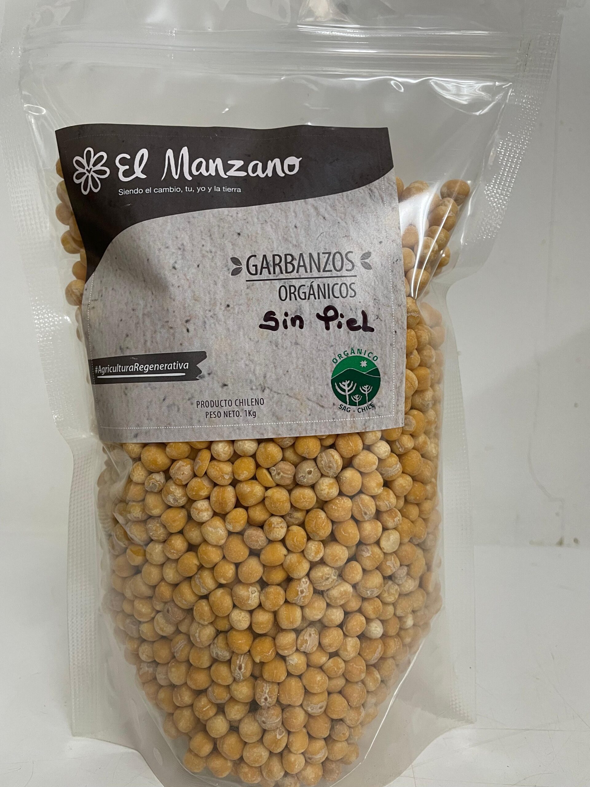 Garbanzos Orgánicos sin Piel